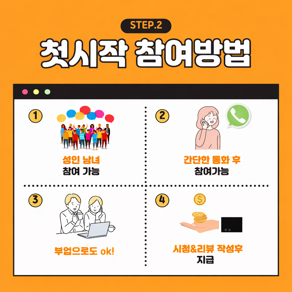 STEP.2 첫시작 참여방법